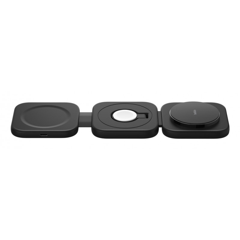Belkin BoostCharge Pro Auriculares, Smartphone, Reloj inteligente Negro USB Cargador inalámbrico Car WIZ024HQBK