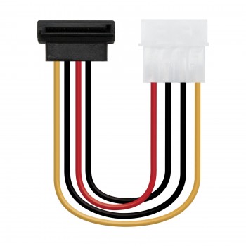 Nanocable CABLE SATA ALIMENTACION ACODADO 5.25"(MOLEX 4PIN) M-SATA H 16 CM OEM 10.19.0201-OEM