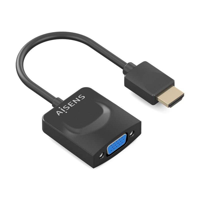 AISENS Conversor HDMI a SVGA, HDMI A M-SVGA H, Negro, 15сm A122-0947