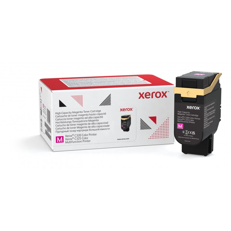 Xerox C320 C325 Cartucho de tóner magenta de alta capacidad  Original Magenta 006R04829