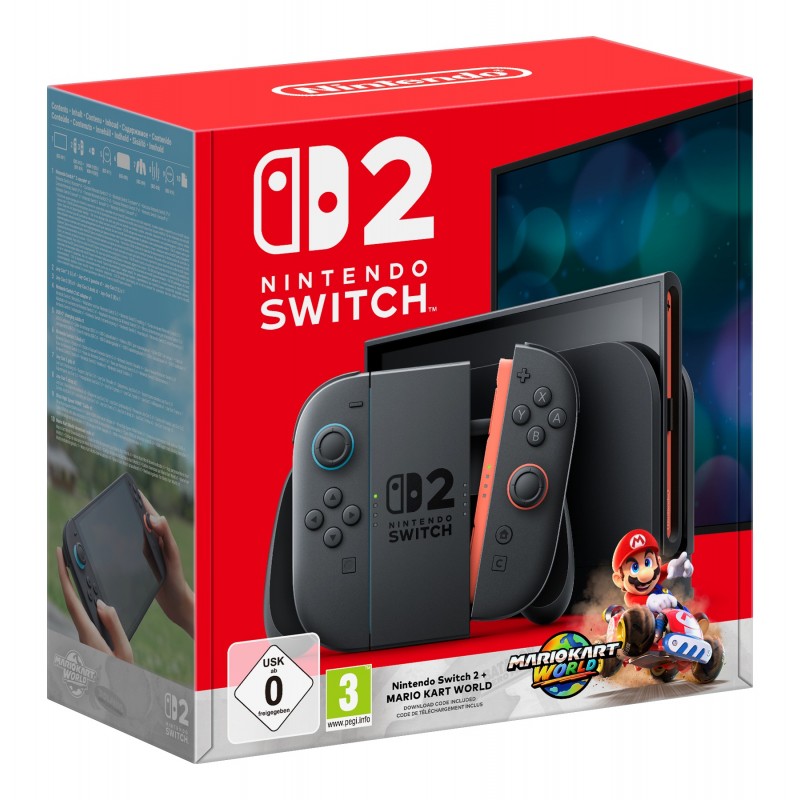 Nintendo Switch 2 + Mario Kart World  SW2 MKART WRLD