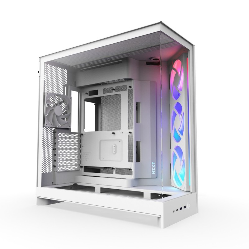 NZXT H9 Flow RGB Midi Tower Blanco CM-H92FW-R1