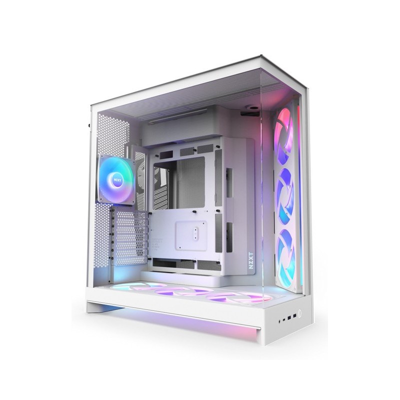 NZXT H9 Flow RGB+ Midi Tower Blanco CM-H92FW-P1