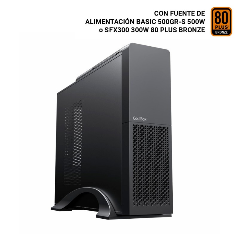 CoolBox Caja para PC micro ATX T313 Slim COO-PCT313-BZ