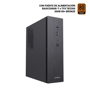 CoolBox Caja para PC micro ATX T370 Slim COO-PCT370-BZ