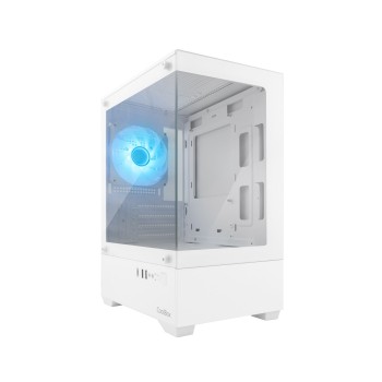 CoolBox GAMING CAJA MATX GM200 VISION LITE BLANCA USB-C 3.2 GEN1 SIN FTE + 1 VENT. ARGB COO-CHA-GM200W-0