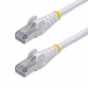 StarTech.com Cable de Red Ethernet CAT8 Blanco de 12m - Snagless - sin Pestillo - 25G 40G - 2000MHz  NLWH-12M-CAT8-PATCH