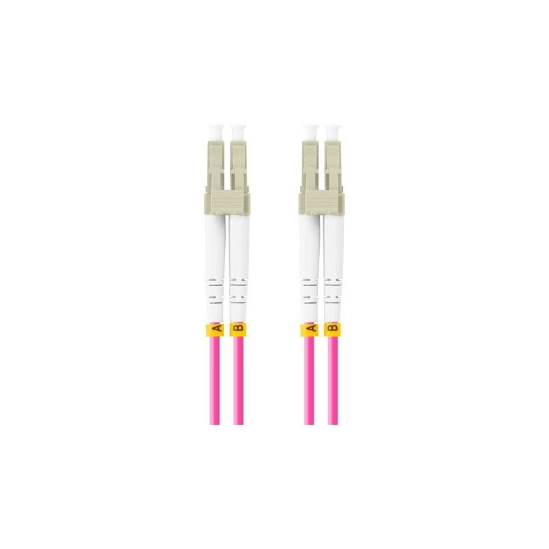 Lanberg FO-LULU-MD41-0005-VT Cable de fibra óptica e InfiniBand 0,5 m LC LC UPC Violeta