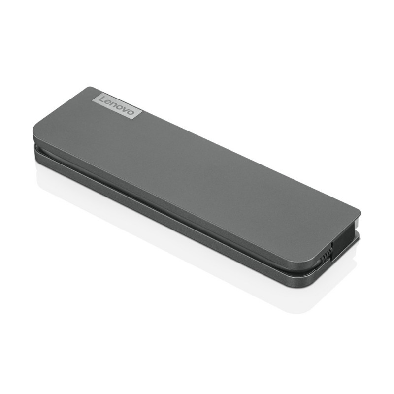 (Desprecintado) Lenovo USB-C Mini Dock Alámbrico USB 3.2 Gen 1 (3.1 Gen 1) Type-C Gris 40AU0065EU