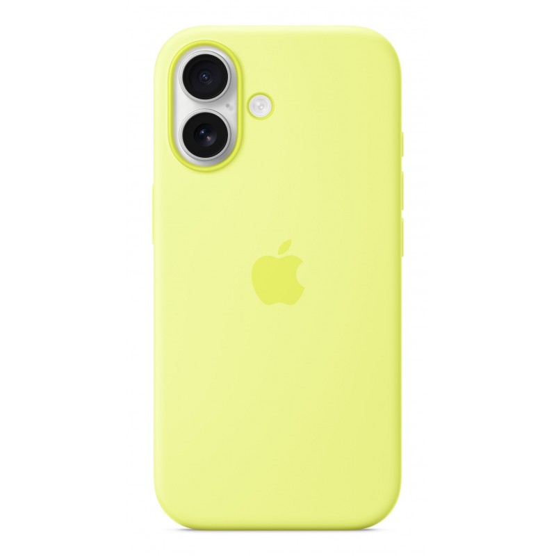 Funda de silicona con MagSafe para el iPhone 17 - Amarillo neón MGEV4ZM A
