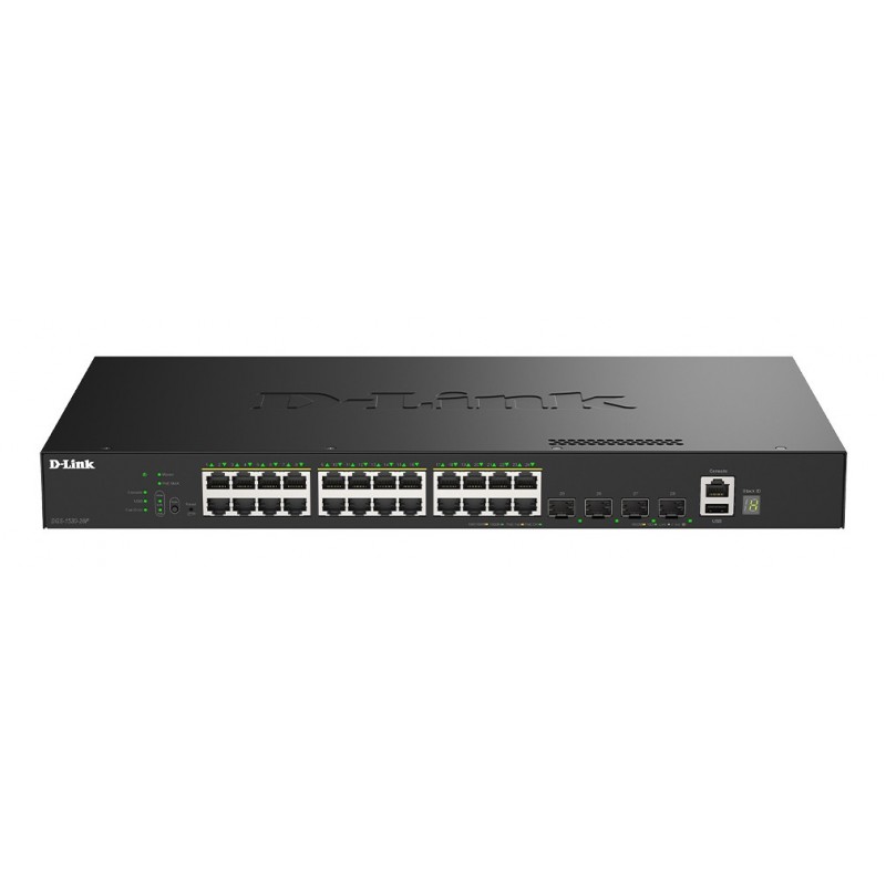 D-Link DGS-1530-28P E switch Gestionado L2 Gigabit Ethernet (10 100 1000) Energía sobre Ethernet (Po