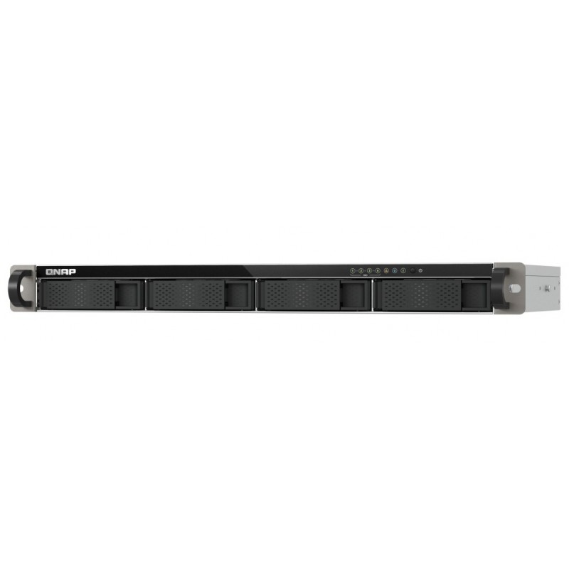 QNAP TS-433eU NAS Bastidor (1U) Cortex-A Cortex-A55 4 GB 0 TB QNAP Turbo System Negro