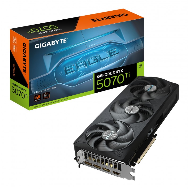 GIGABYTE GeForce RTX 5070 Ti EAGLE OC SFF 16G  9VN507TEO-00-G10
