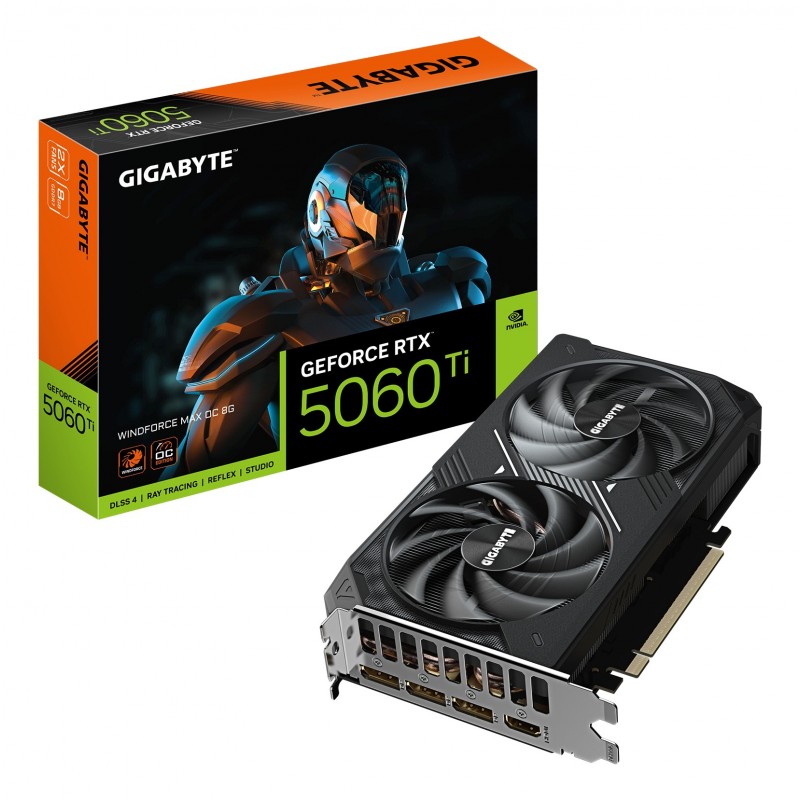 GIGABYTE GeForce RTX 5060 Ti WINDFORCE MAX OC 8G 9VN506TWX8-00-G10