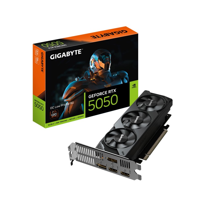 GIGABYTE GeForce RTX 5050 OC Low Profile 8G 9VN5050O8L-00-G10