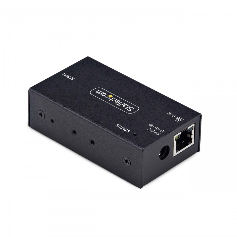 StarTech.com Adaptador Serie a Ethernet - Conversor RJ45 LAN IP a DB9 RS232 - Servidor de Dispositiv I13P-SERIAL-ETHERNET