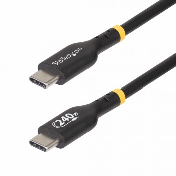StarTech.com Cable de Carga USB-C de 1m - Cable USB Tipo C - Certificación USB-IF - PD de 240W EPR - USB2EPR1M