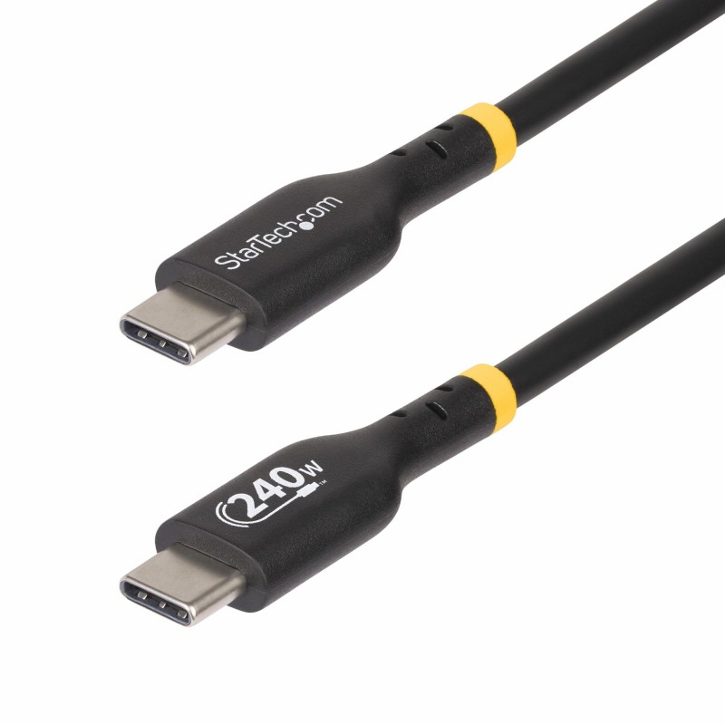 StarTech.com Cable de Carga USB-C de 1m - Cable USB Tipo C - Certificación USB-IF - PD de 240W EPR - USB2EPR1M