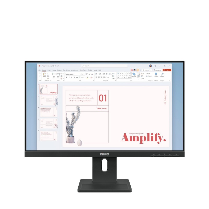 Lenovo ThinkVision E24-40 - 23.8" Full HD - LCD - Negro - 100Hz 64BAMAT1EU