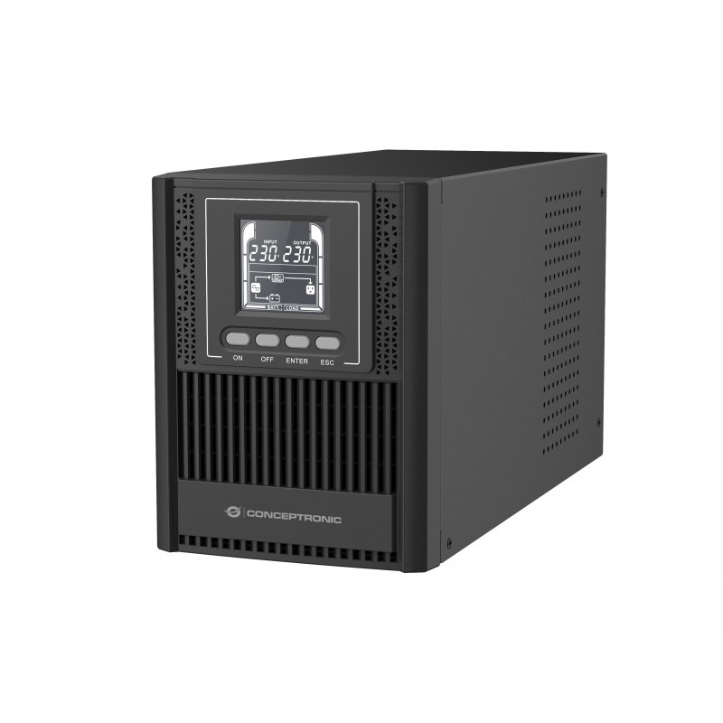 Conceptronic ZEUS52ES1K sistema de alimentación ininterrumpida (UPS) Doble conversión (en línea) 1 k