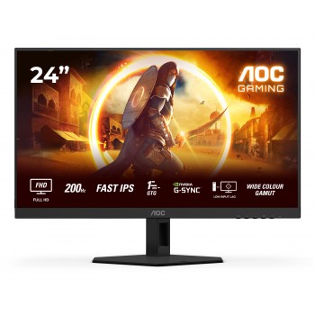 AOC G4 24G4HRE - 23.8" Full HD - LED - Negro, Rojo - 200Hz