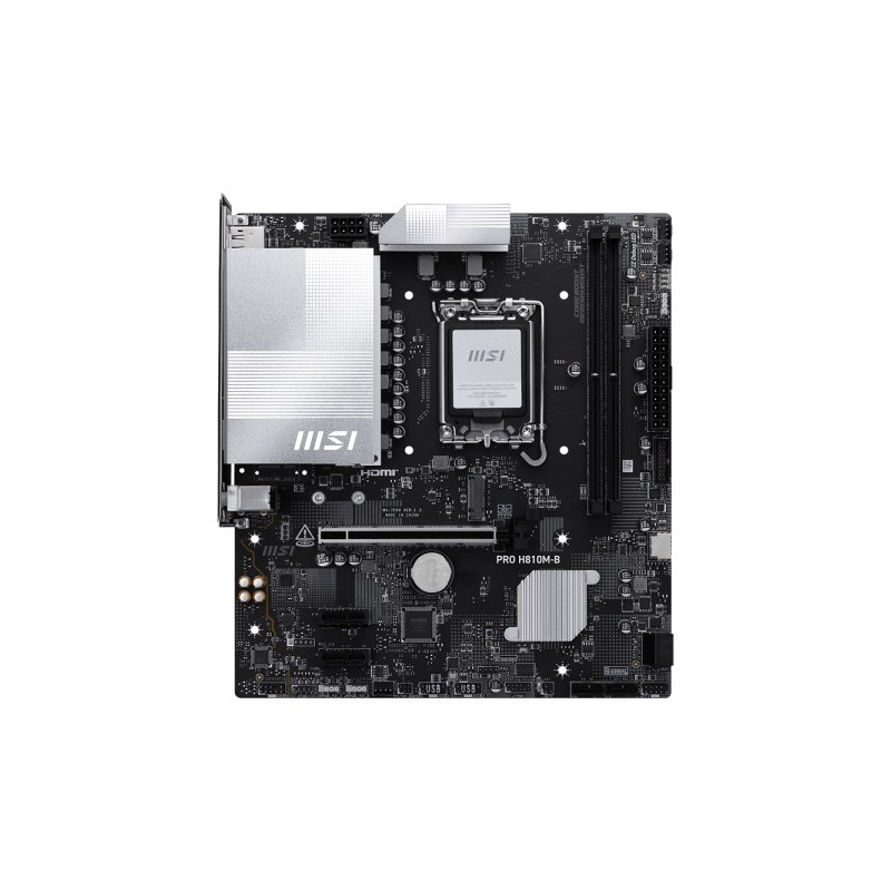 MSI PRO H810M-B - LGA 1851 (Socket V1) - micro ATX - Intel H810 911-7E64-001
