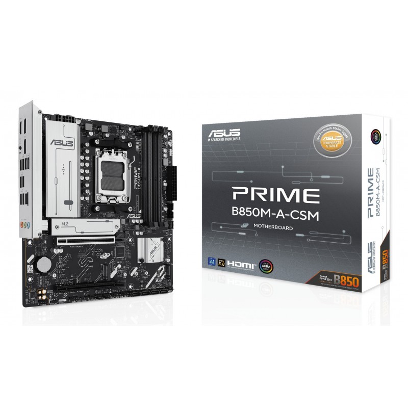 ASUS PRIME B850M-A-CSM - Socket AM5 - micro ATX - AMD B850 90MB1LQ0-M0EAYC