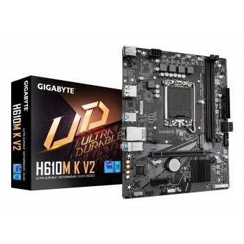 GIGABYTE H610M K V2 - LGA 1700 - micro ATX - Intel H610 H610MKV21.0