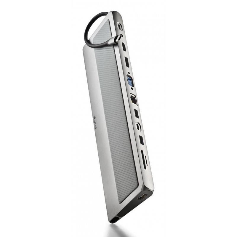 NGS WONDERDOCK 12 PRO USB Tipo C Plata WONDERDOCK12PRO