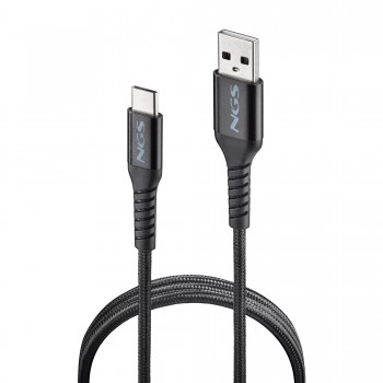 NGS KNOT-AC cable USB USB 2.0 2 m USB A USB C Negro