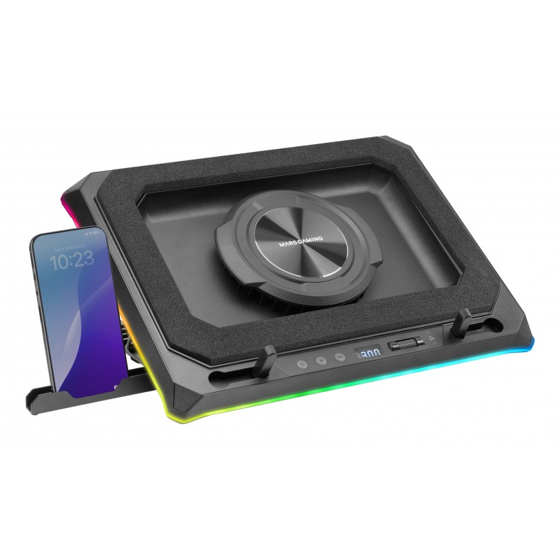 Mars Gaming MNBC-ULTRA almohadilla fría 45,7 cm (18") 2400 RPM Negro MNBCULTRA