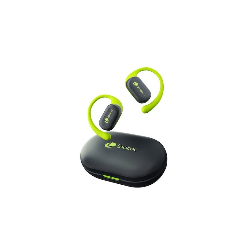 Leotec Auriculares Open Air Zenith Sport Gris Gris LETWS01G