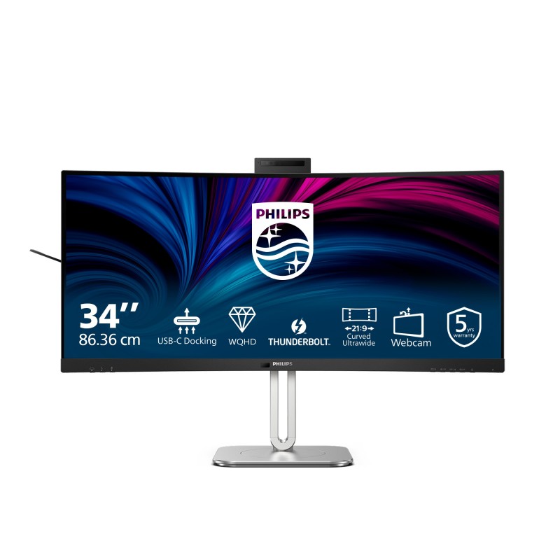Philips 6000 series 34B2U6603CH 00 - 34" Wide Quad HD - LCD - Gris - 120Hz