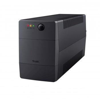 Trust Paxxon sistema de alimentación ininterrumpida (UPS) 0,8 kVA 480 W 2 salidas AC 23503