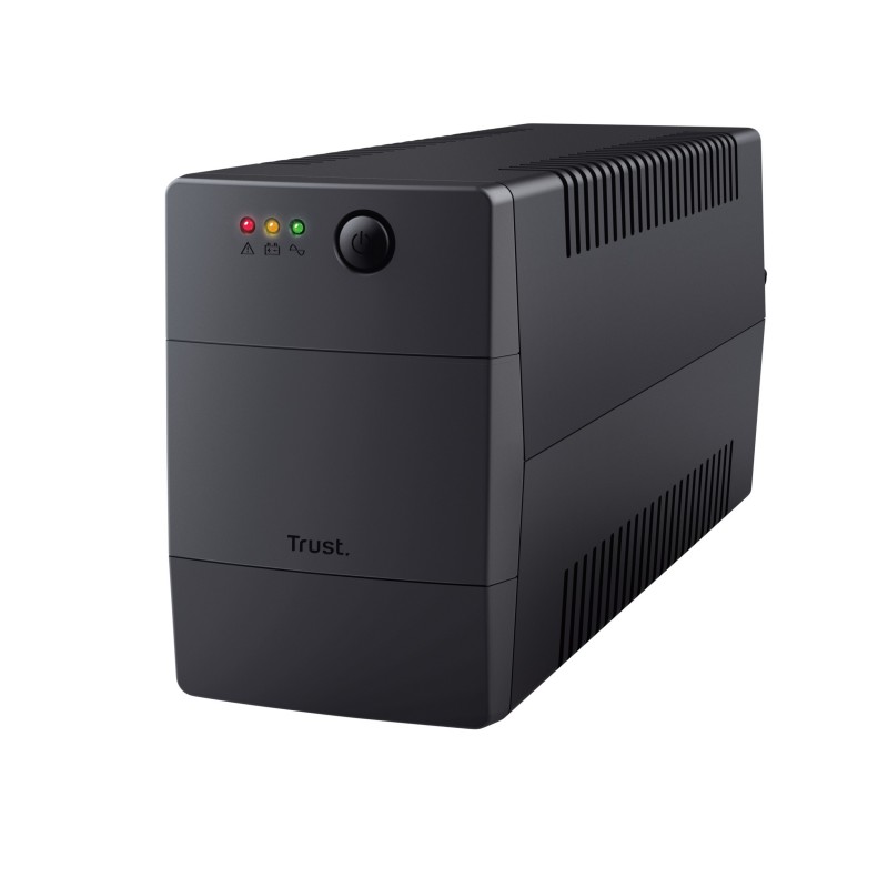 Trust Paxxon sistema de alimentación ininterrumpida (UPS) 0,8 kVA 480 W 2 salidas AC 23503