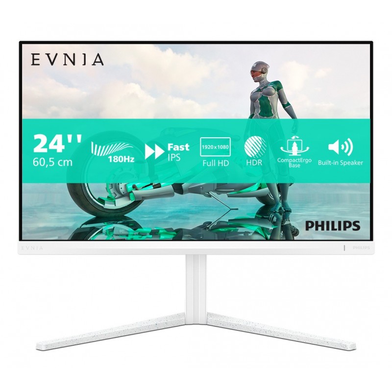 Philips Evnia 24M2N3201A 00 - 23.8" Full HD - LCD - Blanco - 180Hz