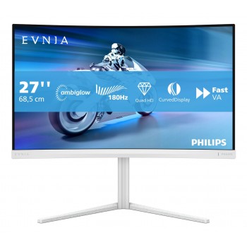 Philips Evnia 5000 27M2C5501 00 - 27" Quad HD - LCD - Blanco - 180Hz
