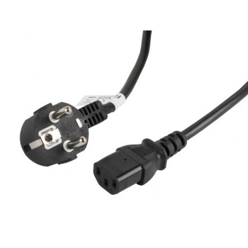 CABLE DE ALIMENTACION LANBERG SCHUKO CEE 7 7 A IEC320 C13 5M CA-C13C-11CC-0050-BK