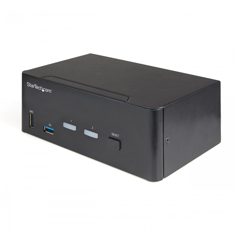 StarTech.com Switch Conmutador KVM de 2 Puertos HDMI 2.0 4K para 2 Monitores - Vídeo de 4K y 60Hz Ul SV231DHU34K6