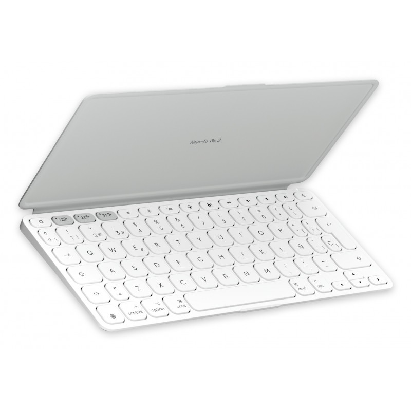 Logitech Keys-To-Go 2 Español Gris, Blanco 920-013011