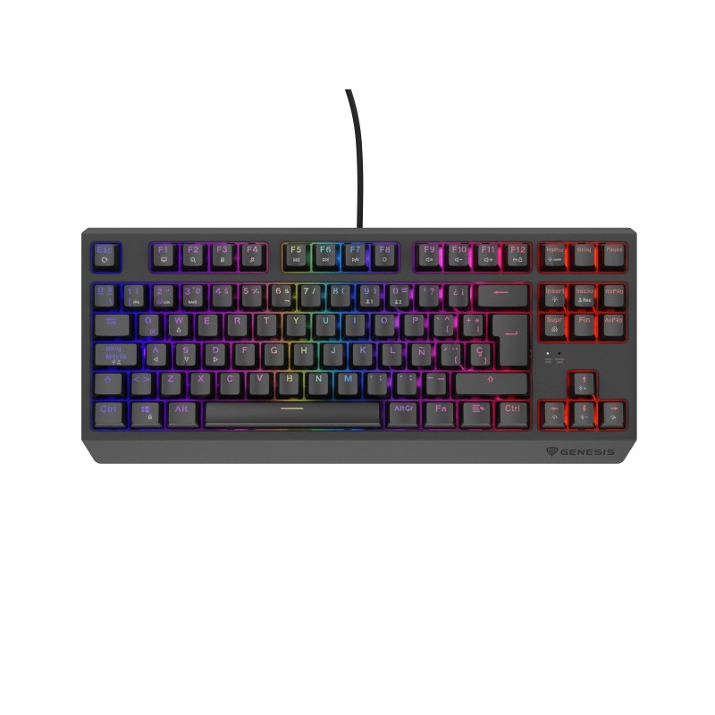 GENESIS Thor 230 TKL teclado Juego USB QWERTY Español Negro NKG-2208