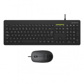 UNYKAch Kit Teclado + Ratón Combo Pro MK211 Slim Español Negro UK505443