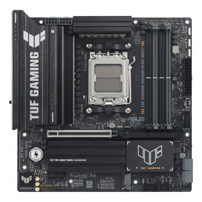 ASUS TUF GAMING B850M-PLUS WIFI7 - Socket AM5 - micro ATX - AMD B850 90MB1MU0-M0EAY0