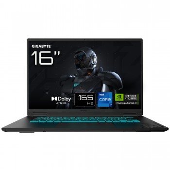 GIGABYTE Gaming A16 CVH Portátil - 16" 165Hz WUXGA Negro - 16" - Intel Core i7 - 32GB - 1000GB SSD - 9RGA6I76VHFHJH0ES000