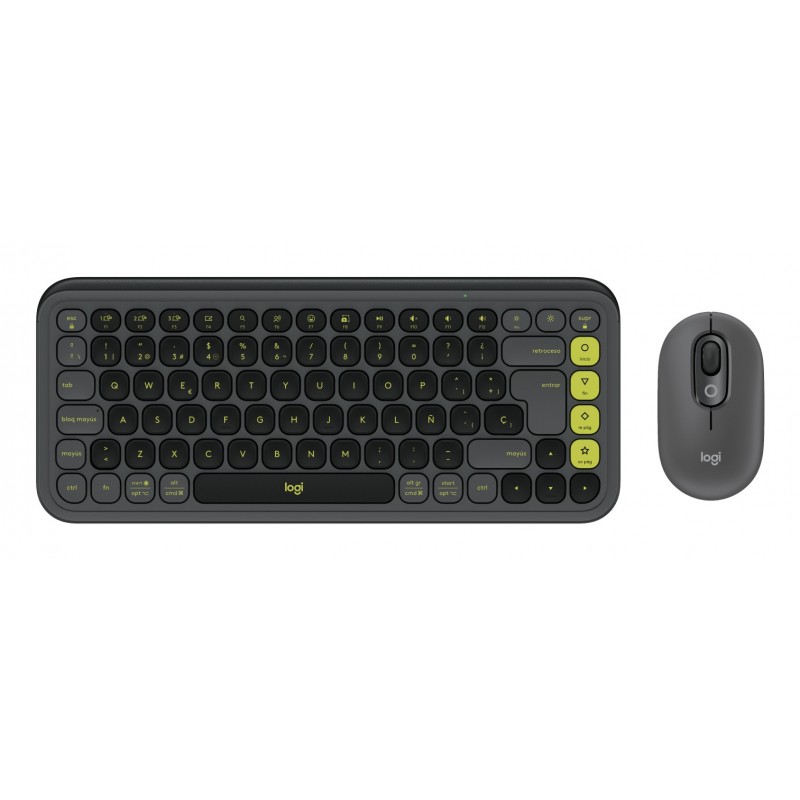Logitech POP Icon Combo Pack Teclado + Ratón Grafito 920-013118