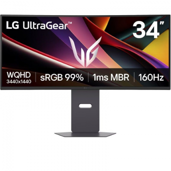 LG 34G600A-B - 34" Wide Quad HD - LCD - Negro - 160Hz 34G600A-B.AEU