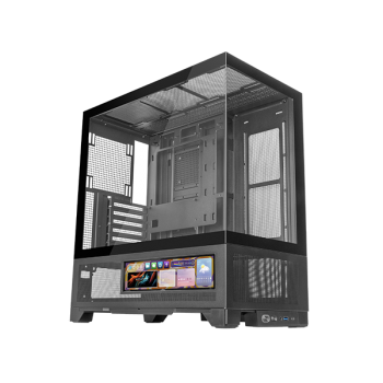 Mars Gaming MCLCDX carcasa de ordenador Midi Tower Negro