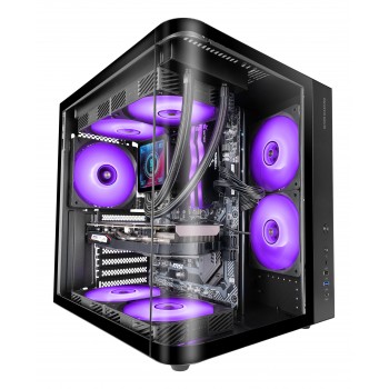Mars Gaming MC-CURV Midi Tower Negro MCCURV