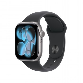 Apple Watch Series 11 (GPS + Cellular) - Caja de aluminio en gris espacial de 42 mm - Correa deporti MF8A4QL A