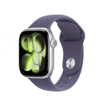 Apple Watch Series 11 (GPS + Cellular) - Caja de aluminio en plata de 42 mm - Correa deportiva color MF8J4QL A